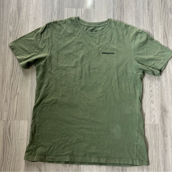 Patagonia Men's Green T-Shirt Short Sleeve Sz M - Picture 1 of 10